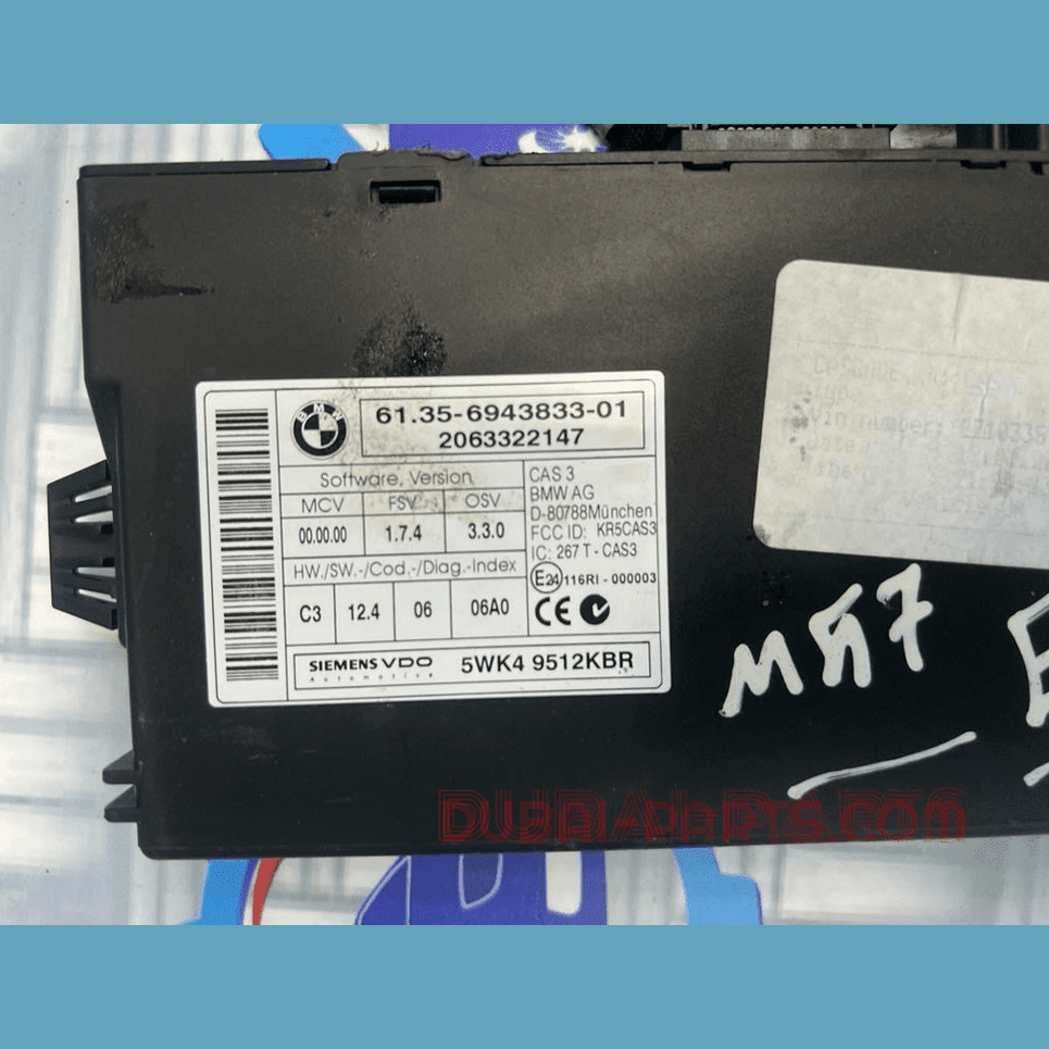 BMW-7805585 Engine Control Module-ECU SET X5 ,M57, E70 Diesel Genuine Brand Used item