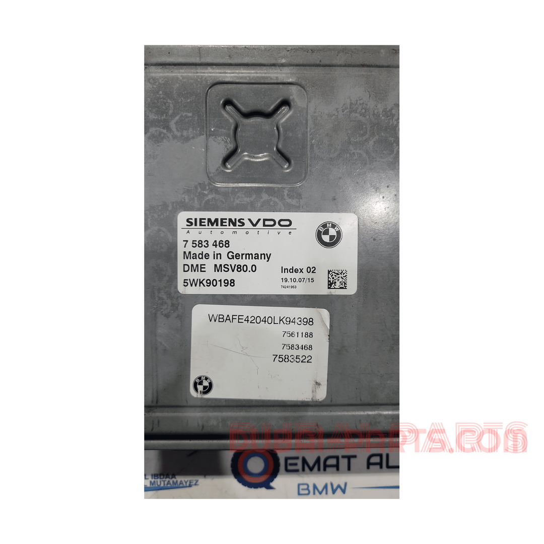 BMW-7583468 X5, E70 ,N52B30 ECU Genuine Branded Used item