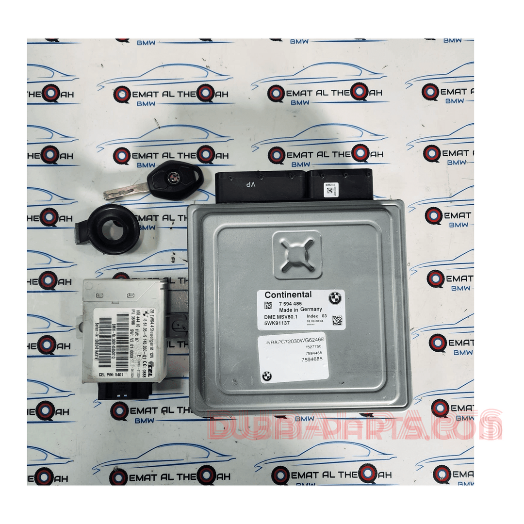 BMW-7594485 N52N, E83, 3.0 2008 ECU SET Genuine Branded Used item