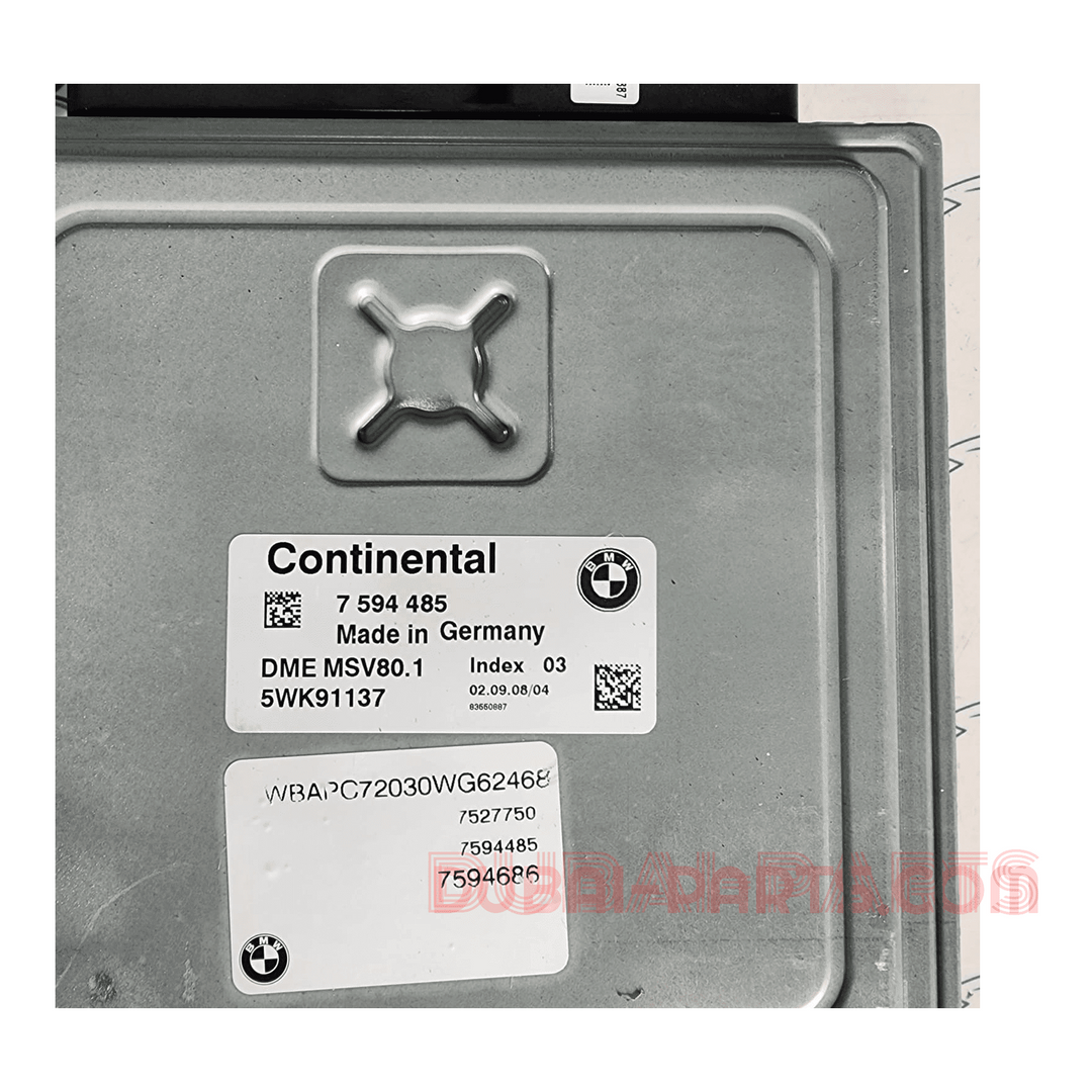 BMW-7594485 N52N, E83, 3.0 2008 ECU SET Genuine Branded Used item