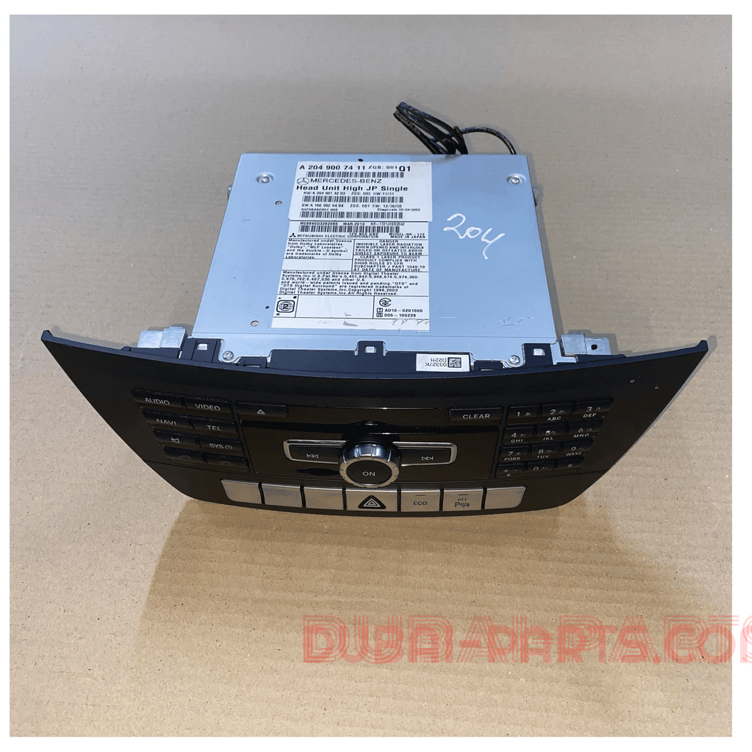 A2049007411 head unit Radio FM W204 C class