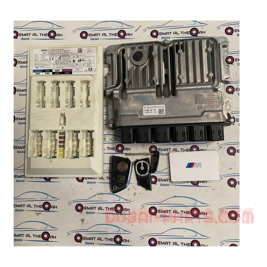 BMW ECU 5A40107G20 B48489 COMPLETE SET-DME- Genuine Product used