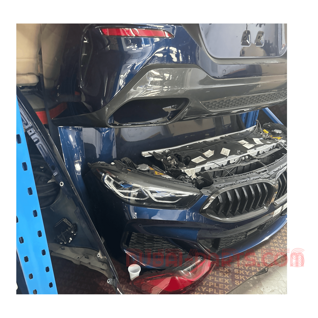 Bmw front end g15 laser lights m paket dark blue colour