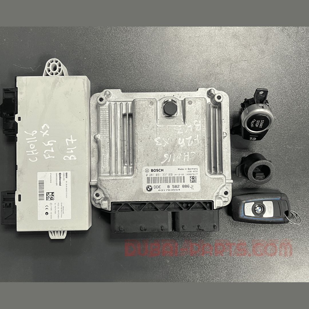 BMW X3 F25 B47 ENGINE CONTROL ECU UNIT KIT 8582886