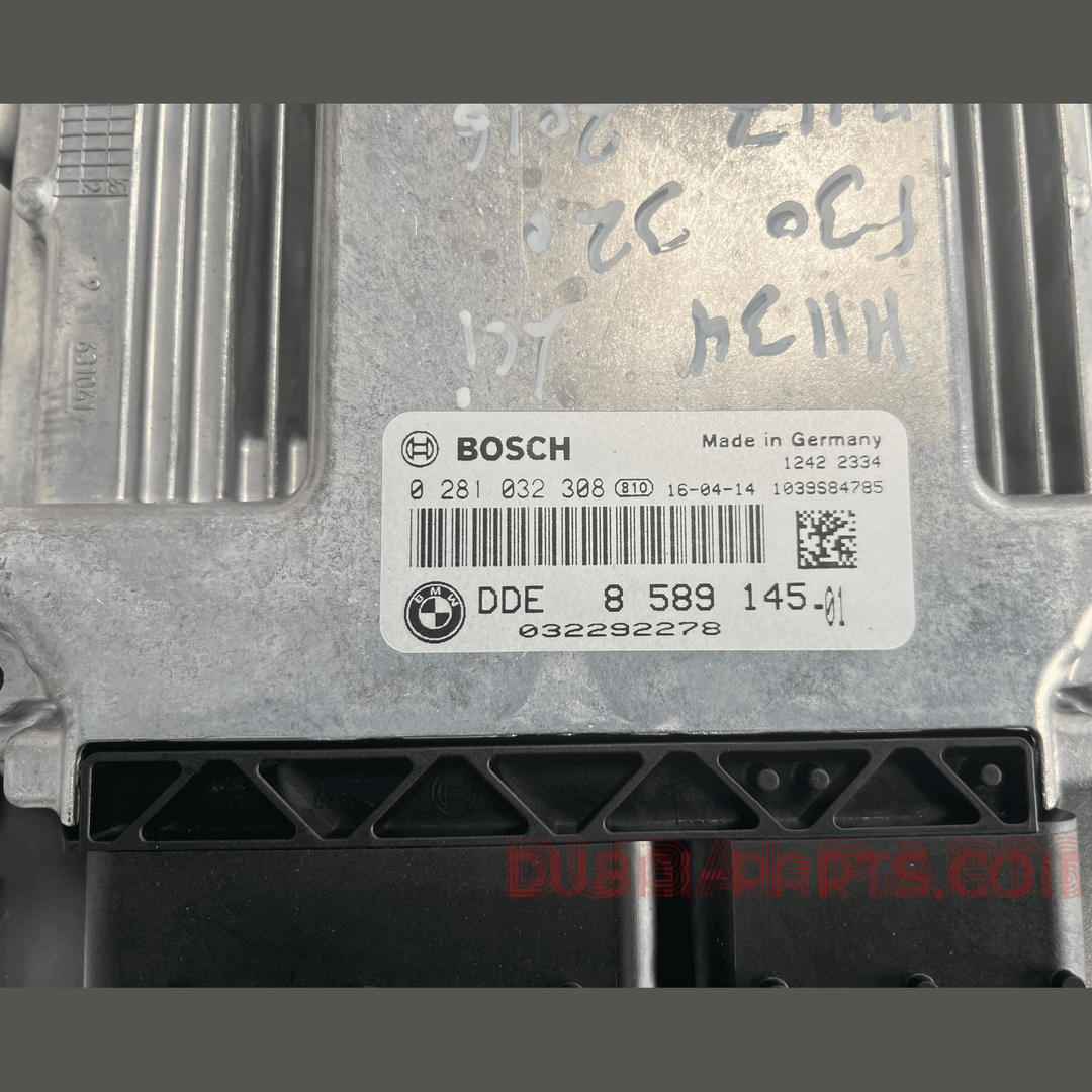 BMW 320d B47 F30 LCI 2016 ENGINE CONTROL ECU UNIT SET 8589145