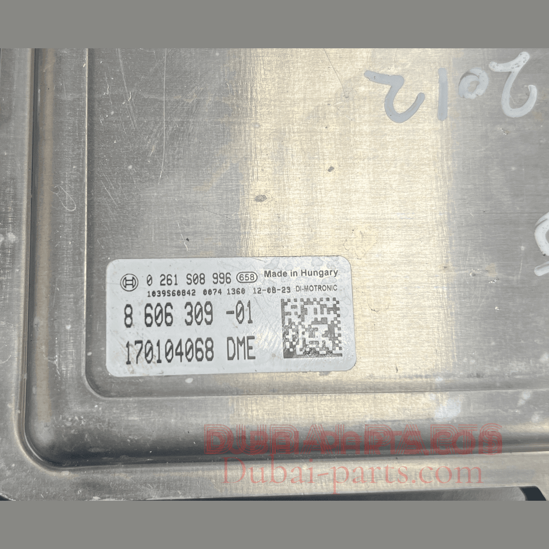 BMW 535i N55 F07 2012 ENGINE CONTROL ECU MODULE UNIT SET 8606309 Genuine Product used