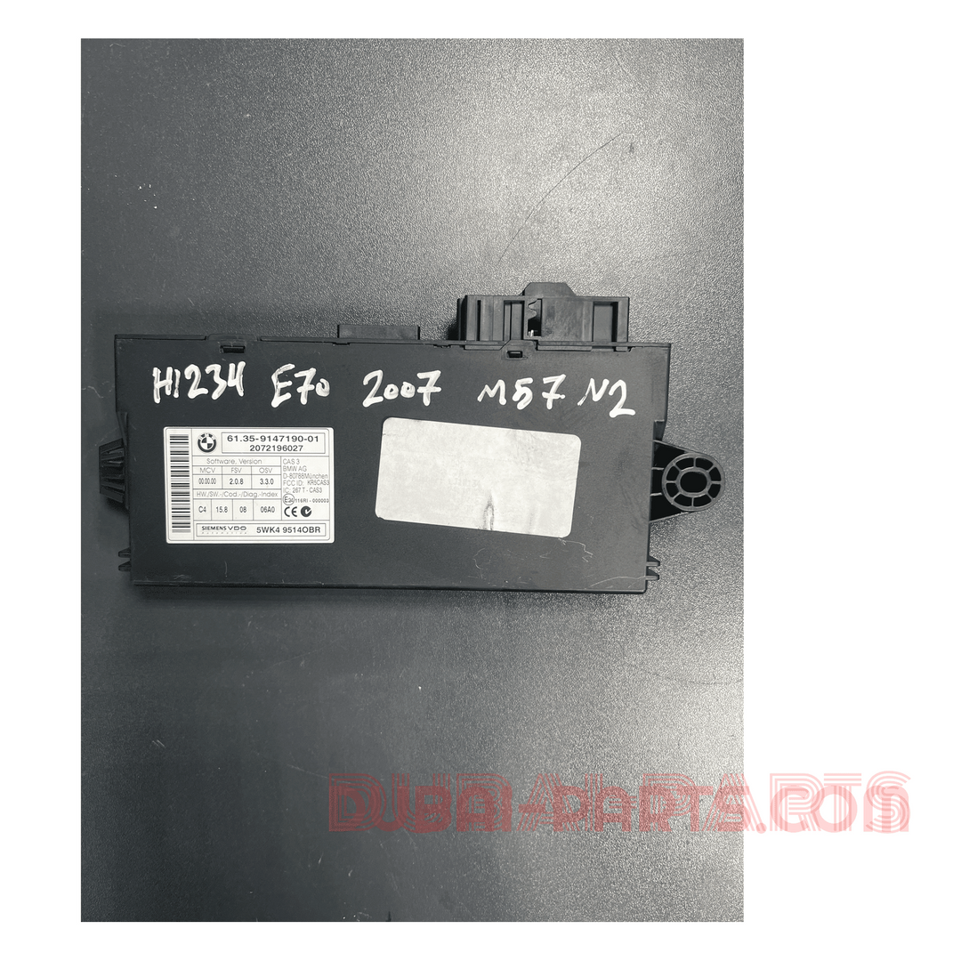 BMW E70 X5 CAS 3 Diebstahlsicherungs-Steuergerät 9147190, Originalteil, gebraucht
