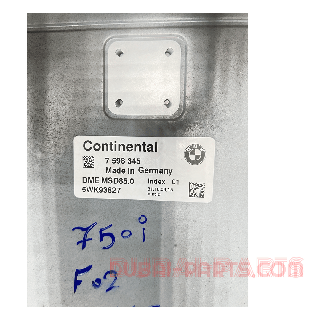 BMW 750i N63 Engine control unit Ecu module MSD85.0 7598345 Genuine Product used