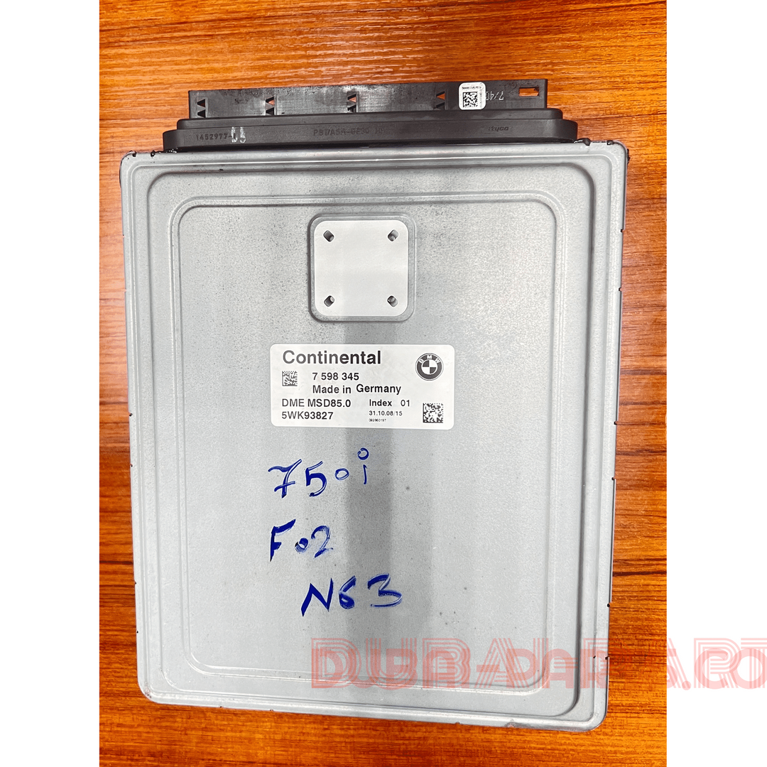 BMW 750i N63 Engine control unit Ecu module MSD85.0 7598345 Genuine Product used