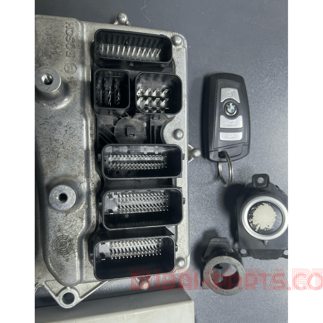 BMW 535i N55 F07 2010 ENGINE CONTROL UNIT ECU SET 7614649 Genuine Product used
