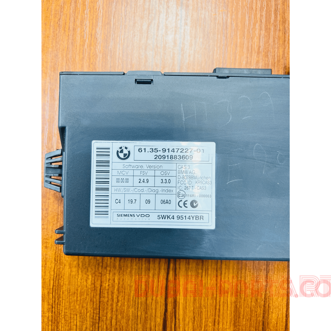 BMW 328i E60 E63 E64 M3 M5 M6 E90 E92 E93 BODY CONTROL CAS 3 MODULE 9147227