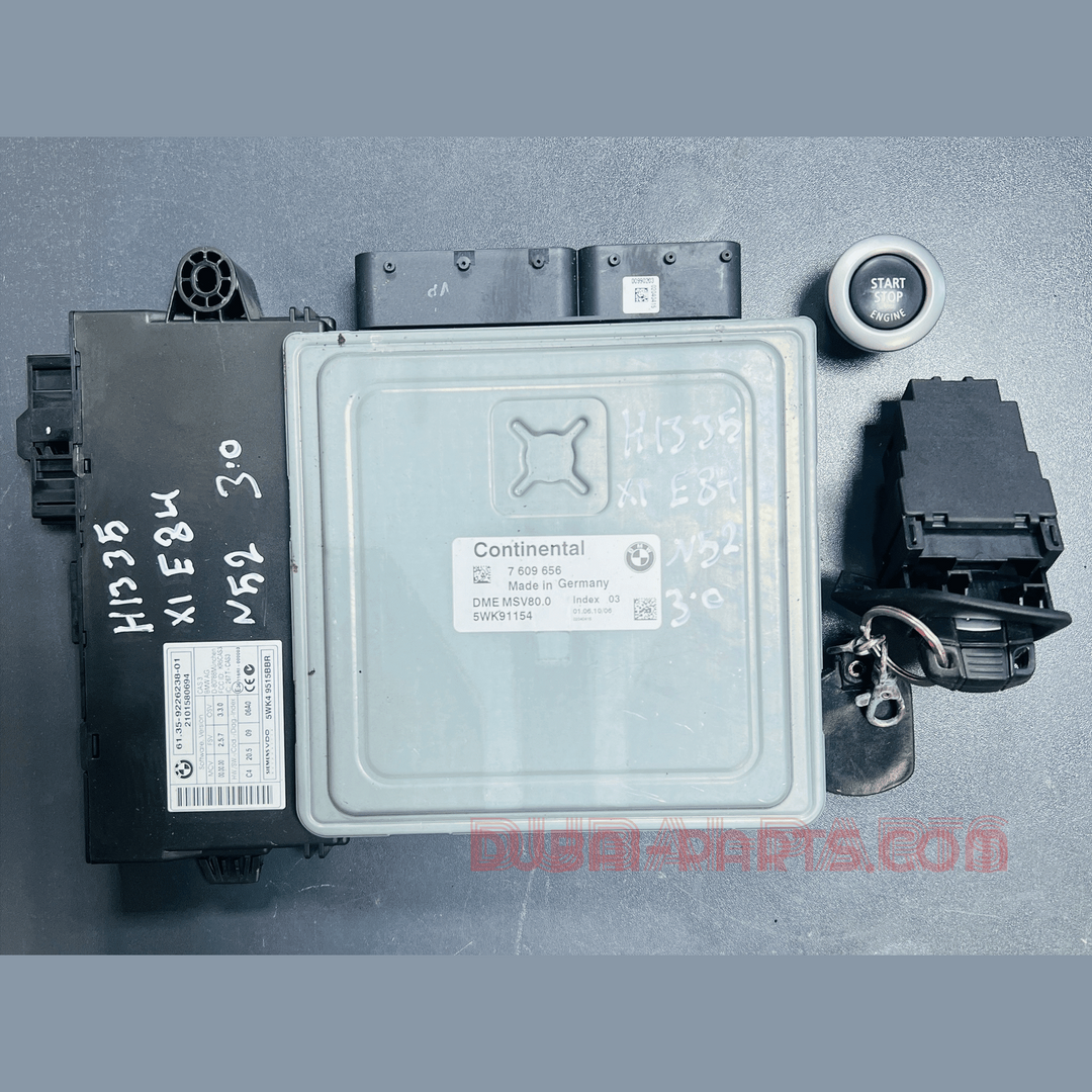 وحدة التحكم الإلكترونية للمحرك (ECU) لسيارة BMW X1 25iX N52N E84 موديل 2010، رقم القطعة MSV80.0 7609656