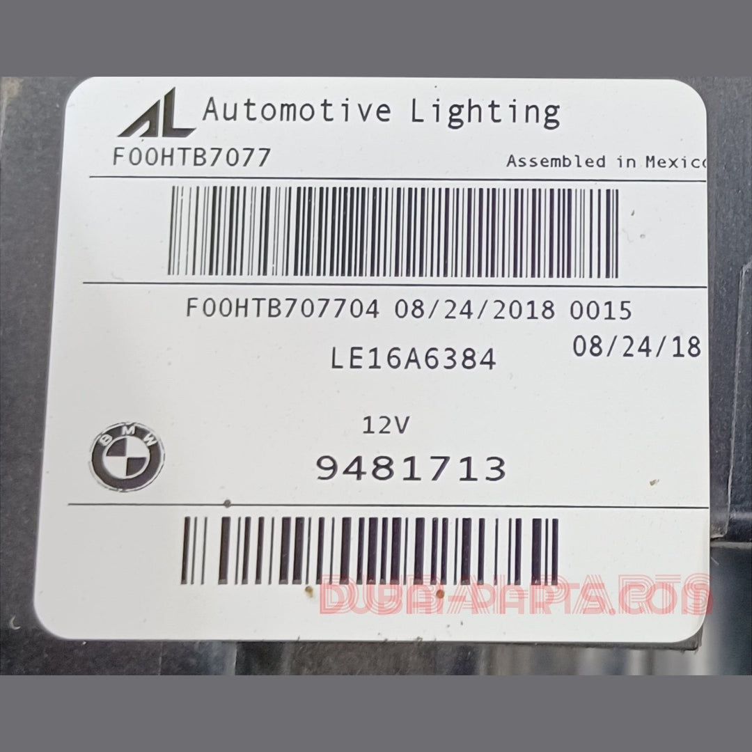 BMW G20 Head Light LED Left Side 9481713 Mexico Genuine brand used item