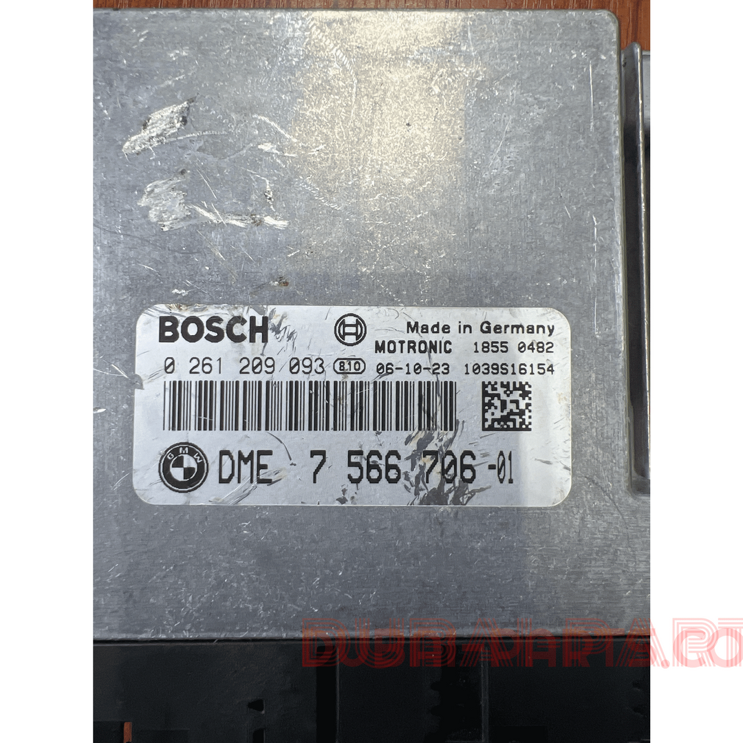 BMW 550i 650i E60 E61 E63 E64 E65 N62 ENGINE CONTROL ECU UNIT MODULE 7566706 Genuine Product used