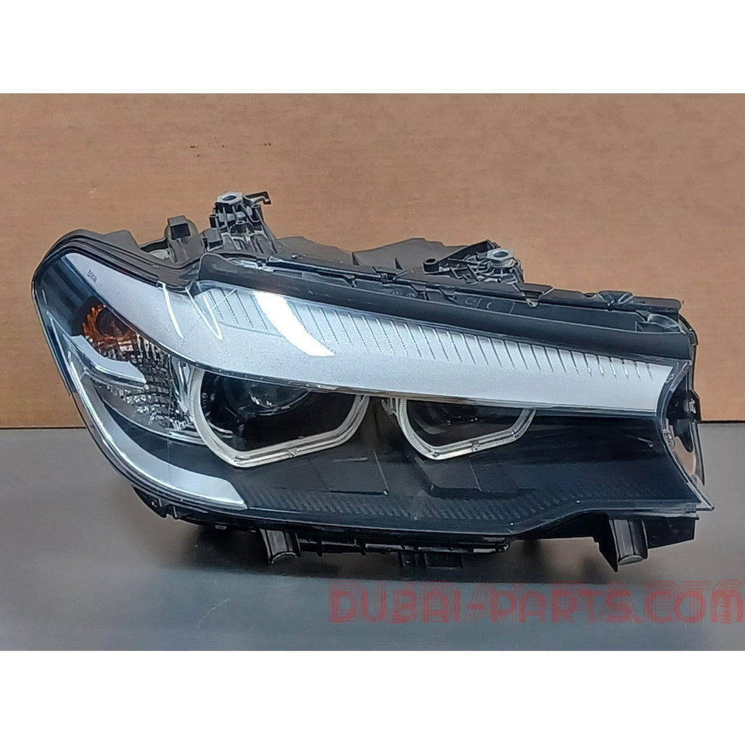 مصباح أمامي LED يمين لسيارة BMW G30، رقم القطعة 7458884، منتج أصلي مستعمل