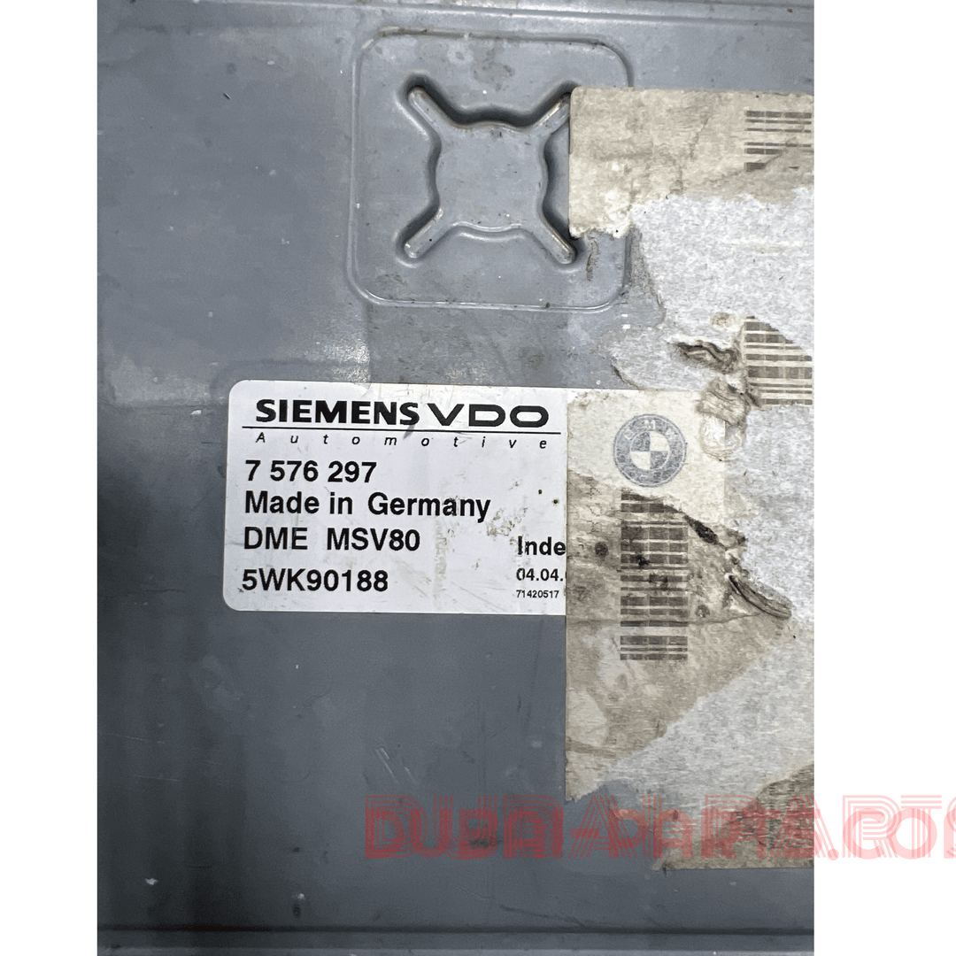 BMW 328i 528i MSV80 N52N engine contol ecu module 7576297