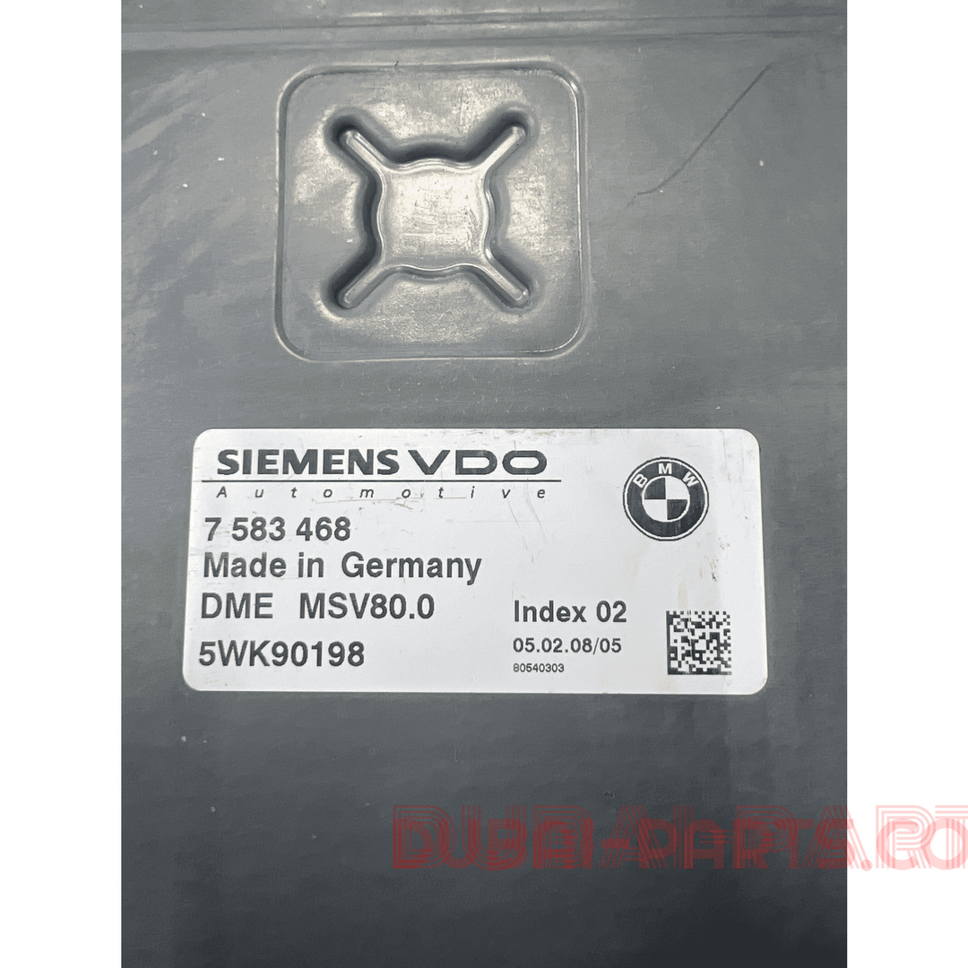 BMW 525 N52N Engine control ecu unit module MSV80.0 7583468