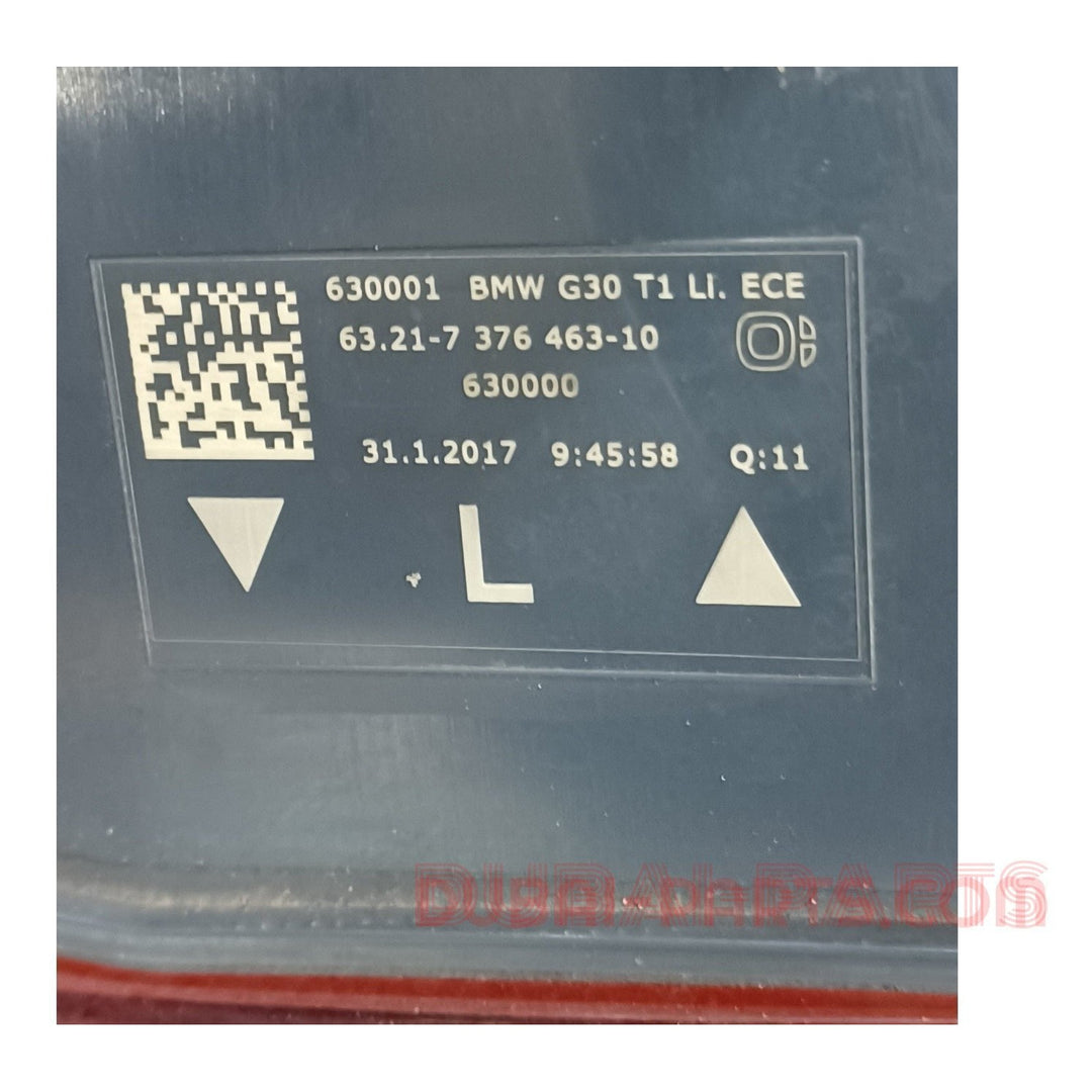 BMW G30 Rear Tail Light Both Left&Right pair 7376464,7376463 Genuine Product used item