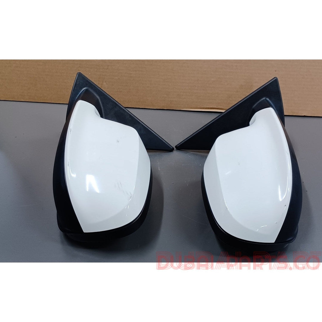 BMW E84, X1 Außenspiegel links & rechts, Paar, schwarz-weiß, Rechtslenker, klappbar, Teilenummer 2991578, 2991577, Originalteil, gebraucht