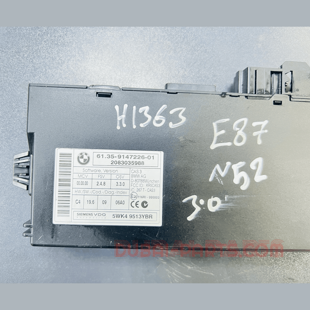 BMW 125i N52N E88 2008 ENGINE CONTROL ECU UNIT SET MSV80.0 7594483