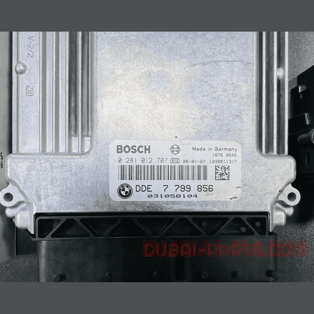 BMW 530d M57N2 E60 2006 ENGINE CONTROL ECU UNIT SET 7799856