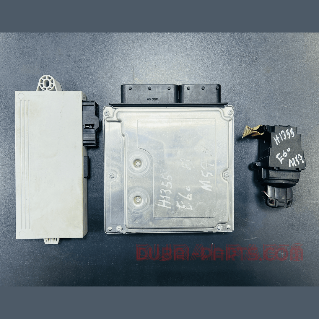 BMW 530d M57N2 E60 2006 ENGINE CONTROL ECU UNIT SET 7799856
