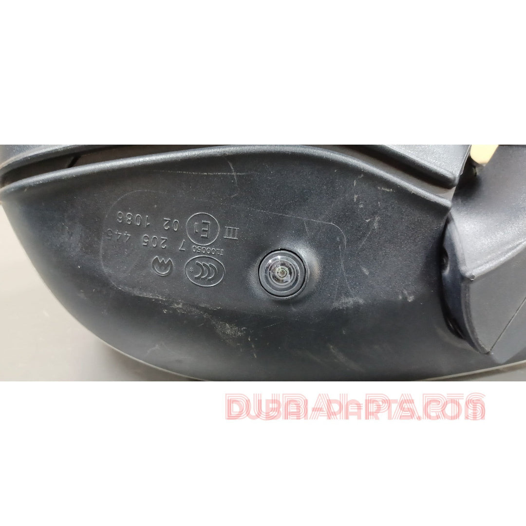 BMW F25 Side Mirror Left Side Ivory Colour Foldable Type With Camera Genuine Product used