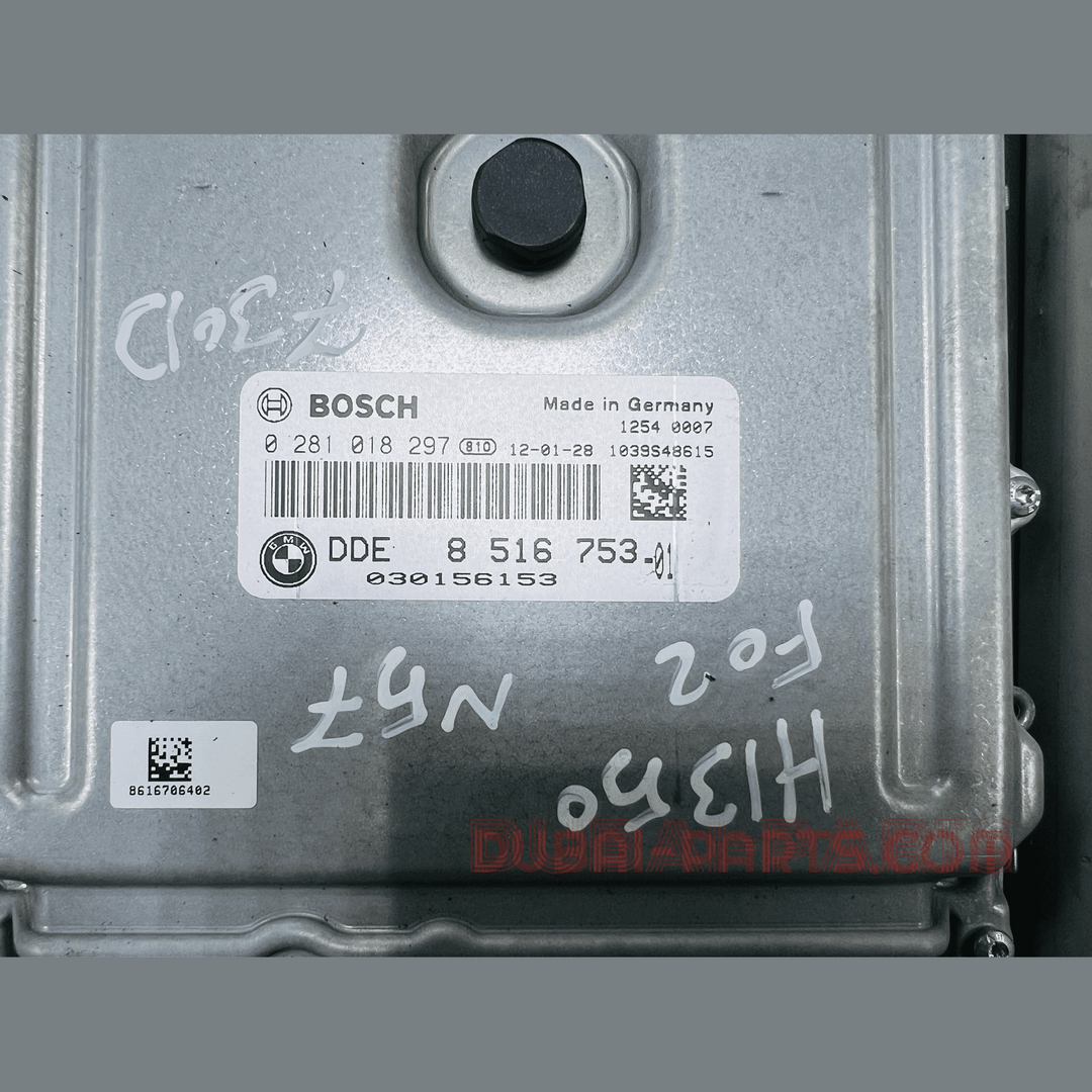 BMW 730d N57 F01 2010 ENGINE CONTROL ECU UNIT SET 8516753