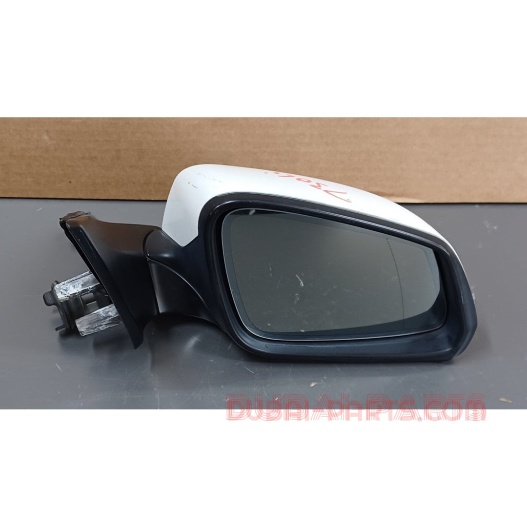 BMW F01 Außenspiegel rechts, weiß, klappbar, mit Kamera und Blinker, Originalteil, gebraucht