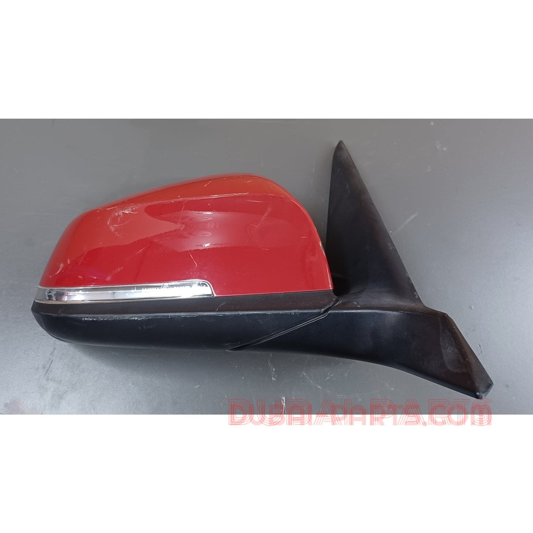BMW F20 Side Mirror Right side Red Colour Foldable Type With Signal Light Genuine Product used