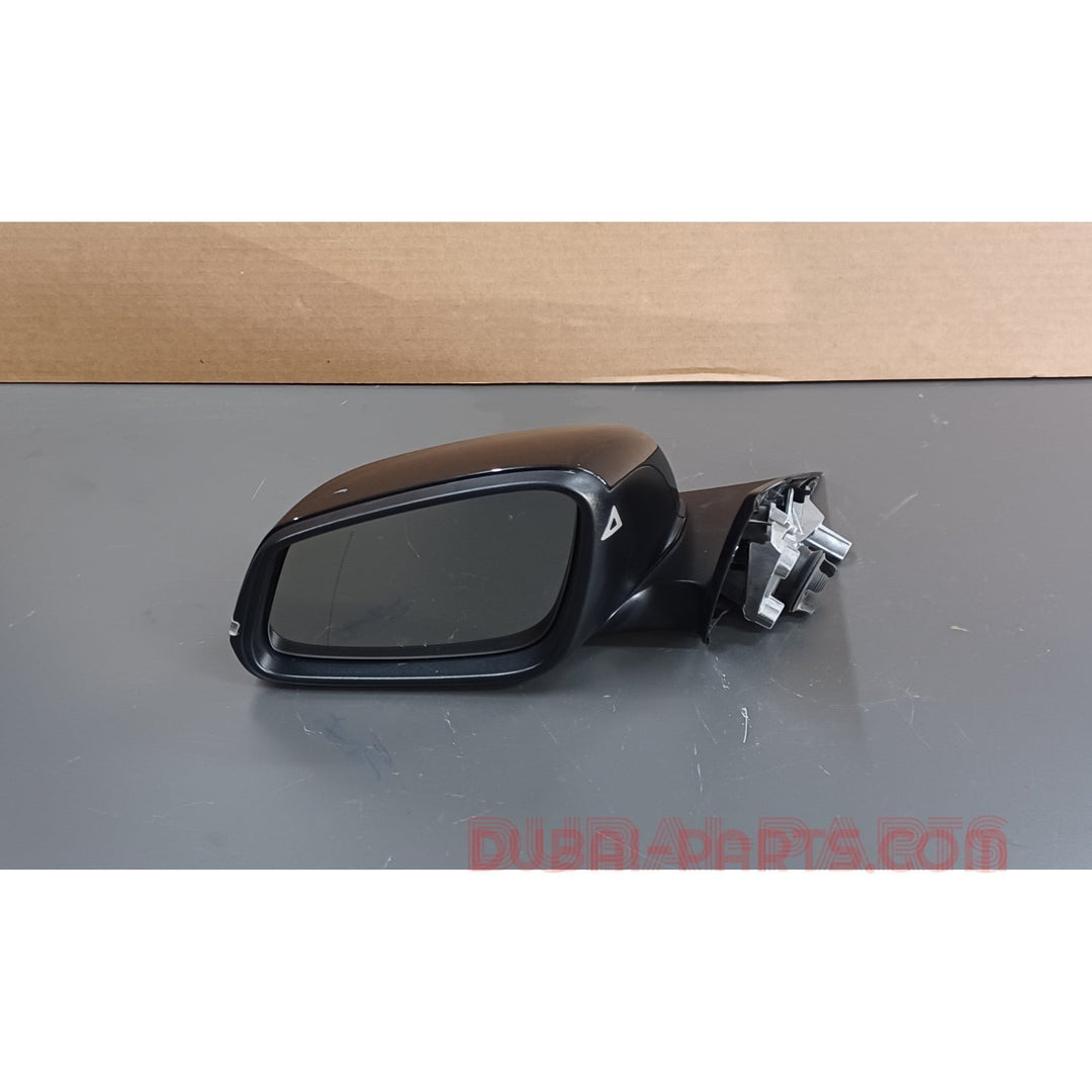 BMW F10 Side Mirror Left Side Black Colour Foldable Type with signal Light and Radar system Genuine Product Used