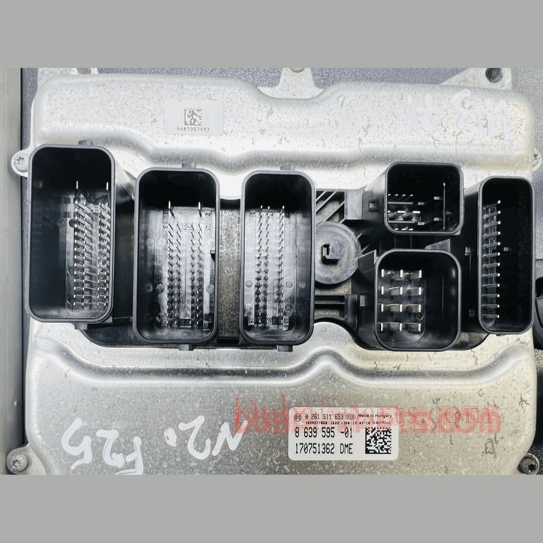 BMW X3 F25 2015 20iX N20 Engine ECU DME Module Set 8639595 Used OEM