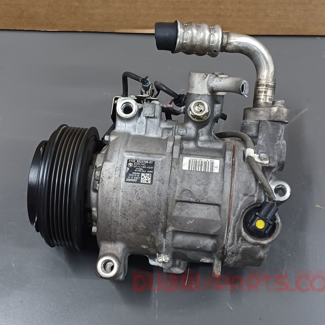 ضاغط مكيف هواء أصلي مستعمل لسيارات BMW F20 وF21، رقم القطعة 9222296 