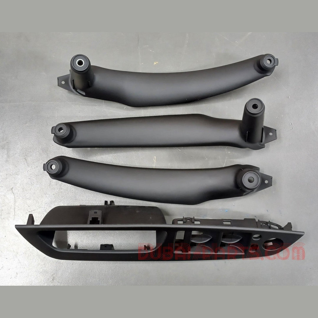 BMW E70 Door Inner Handle Set Four Piece Black Color Aftermarket New Product