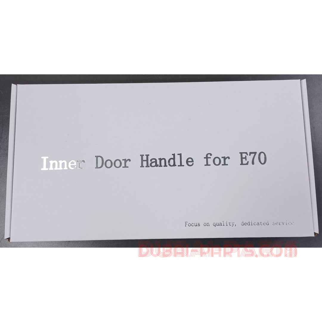 BMW E70 Door Inner Handle Set Four Piece Black Color Aftermarket New Product