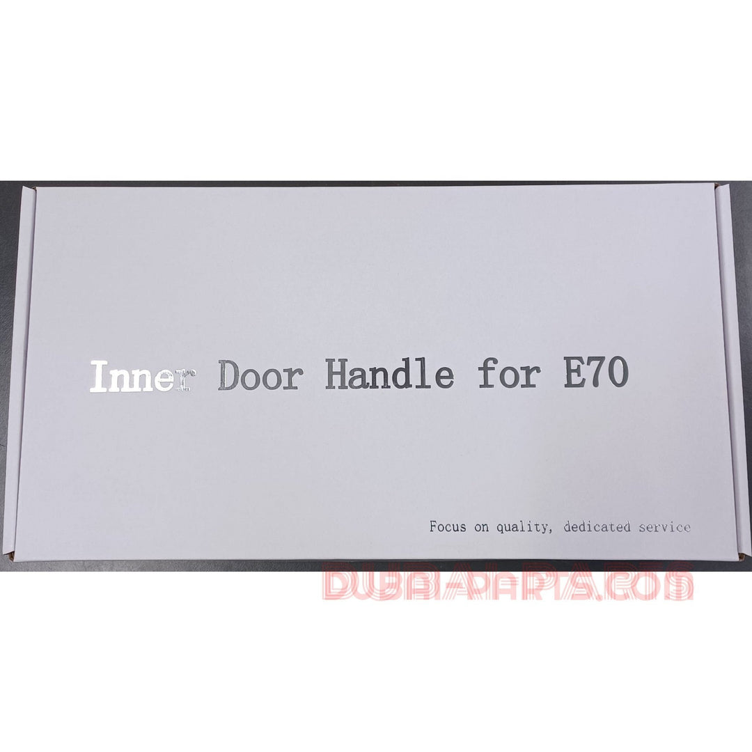 BMW E70 Door Inner Handle Set Four Piece Red Brown Color Aftermarket New Product