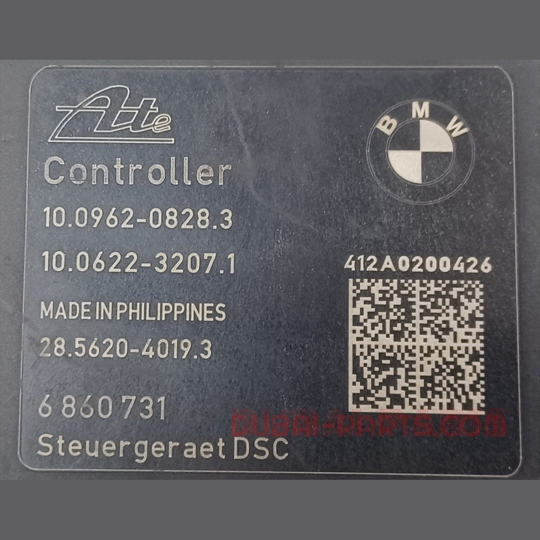 مضخة ووحدة تحكم نظام منع انغلاق المكابح (ABS) لسيارات BMW F30 وF35، رقم القطعة 6860730، منتج أصلي مستعمل