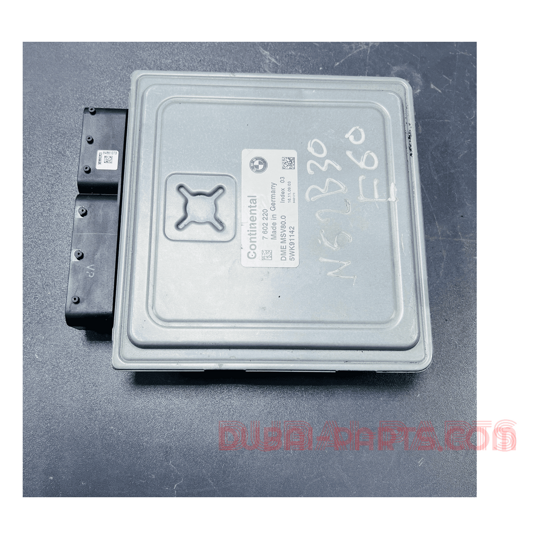 BMW 5 SERIES, X5 N52 ENGINE CONTROL ECU UNIT ECM DME MSV80.0 7602220