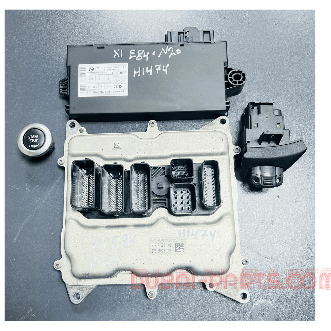 BMW X1 20i E84 2013 N20 ENGINE CONTROL UNIT ECU KIT DME 8617569