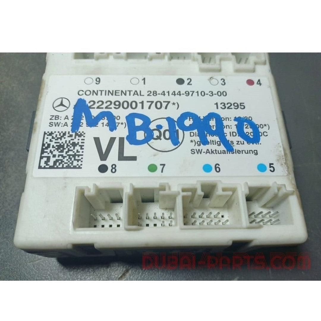 2014-2018 Mercedes-Benz W222 S-Class Front Left Side Door Control Module A222 900 17 07 OEM
