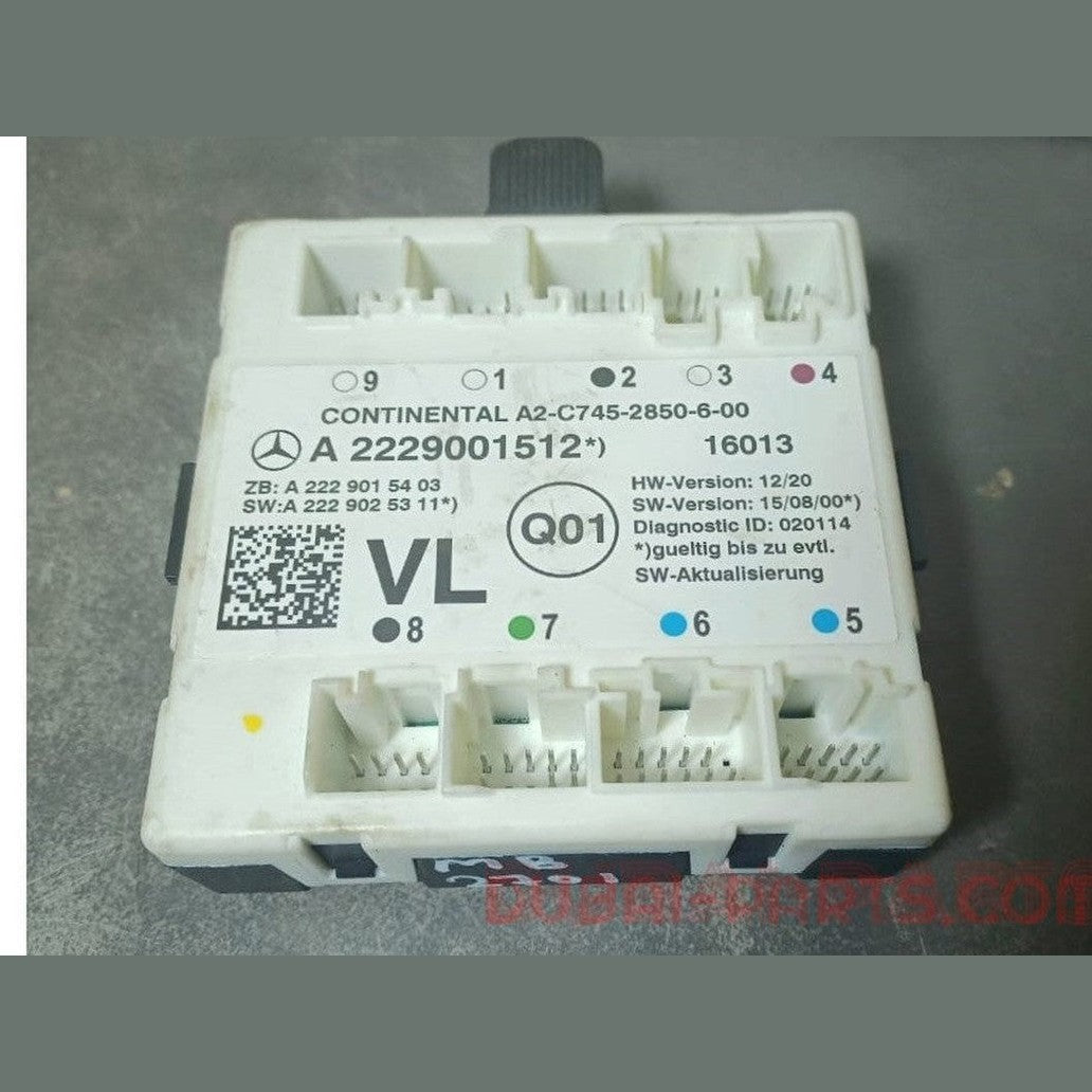 2014-2018 Mercedes-Benz W222 S-Class Front Left Side Door Control Module A222 900 15 12 OEM