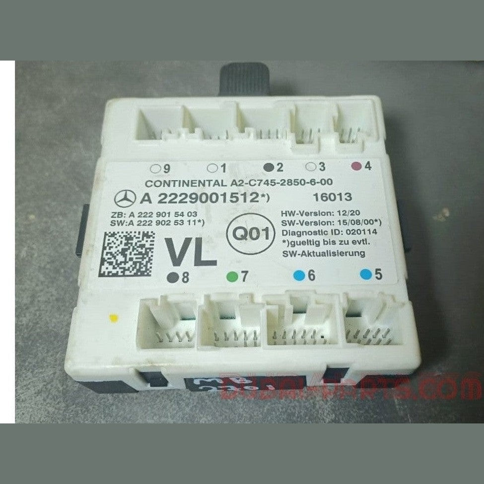 2014-2018 Mercedes-Benz W222 S-Class Front Left Side Door Control Module A222 900 15 12 OEM
