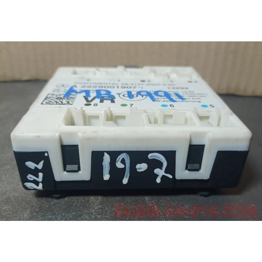 2014-2018 Mercedes-Benz W222 S-Class Front Right Side Door Control Module A222 900 19 07 OEM