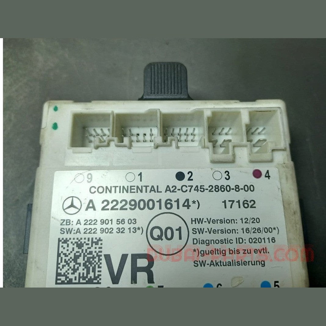 2014-2018 Mercedes-Benz W222 S-Class Front Right Side Door Control Module A222 900 16 14 OEM