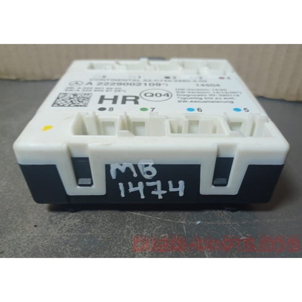 2014-2018 Mercedes-Benz W222 S-Class Rear Right Side Door Control Module A222 900 21 09 OEM
