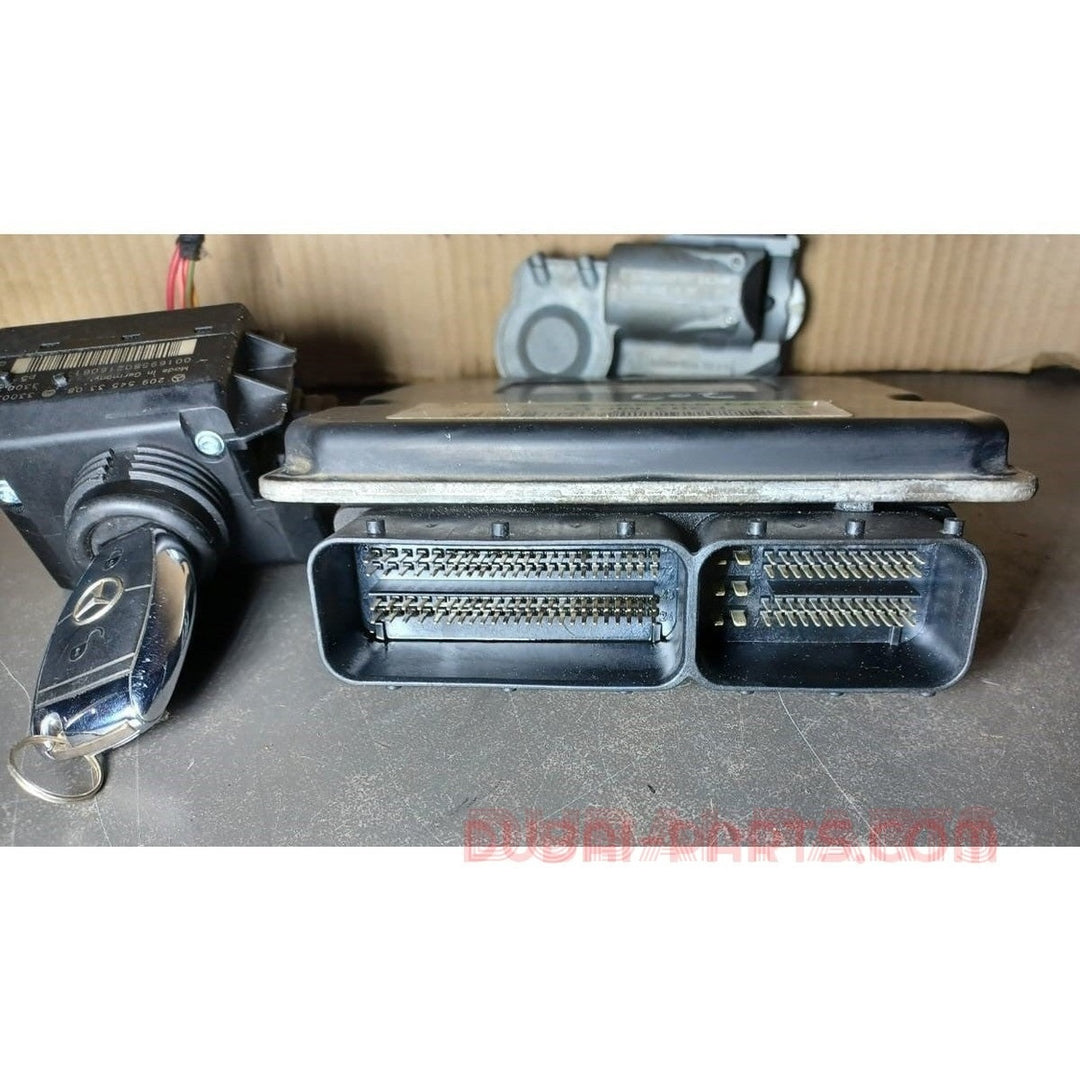 2007-2009 Mercedes-Benz W203 C-Class ECU Engine Control Computer Ignition Key Set A271 010 25 45 OEM