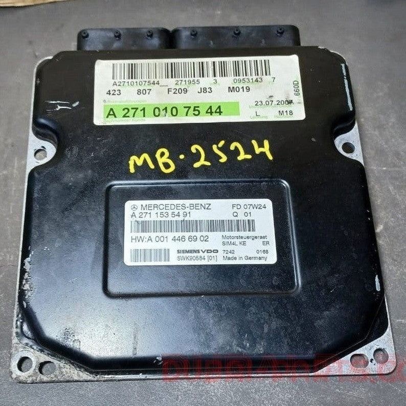 2004-2009 Mercedes-Benz W209 CLK Engine Control Module Unit ECM ECU A271 010 75 44 OEM