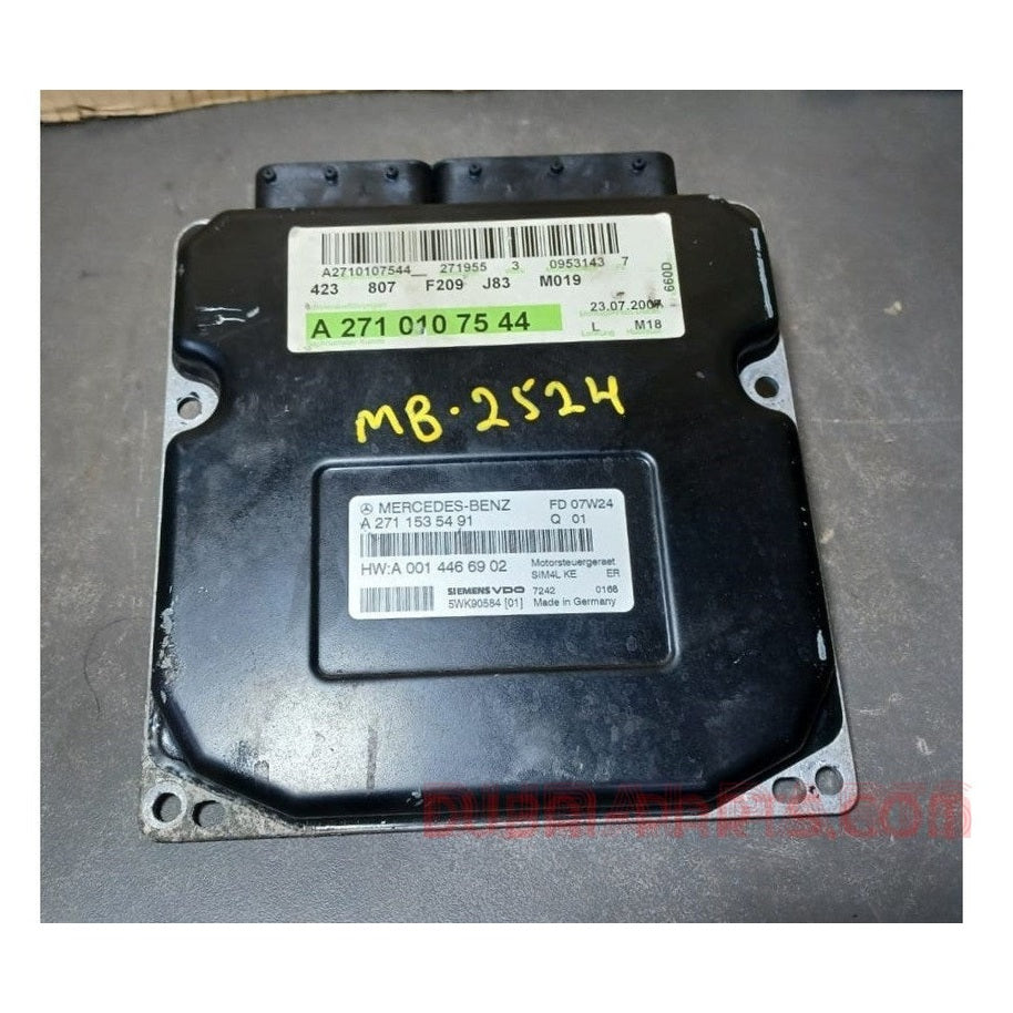 2004-2009 Mercedes-Benz W209 CLK Engine Control Module Unit ECM ECU A271 010 75 44 OEM