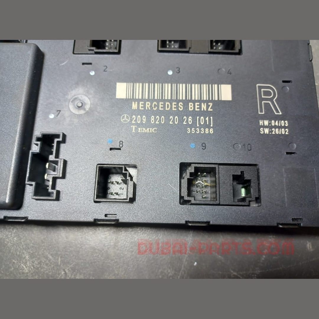 2001-2009 Mercedes-Benz W209 Front Right Side Door Control Module A209 820 20 26 OEM