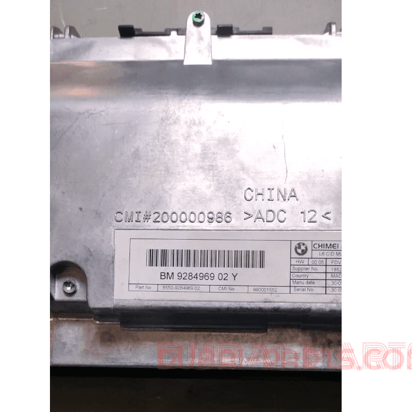 شاشة عرض LCD NBT أصلية للوحة القيادة لسيارة BMW الفئة السابعة F01 F02 F03 F04 موديل 2013، رقم القطعة 9284969